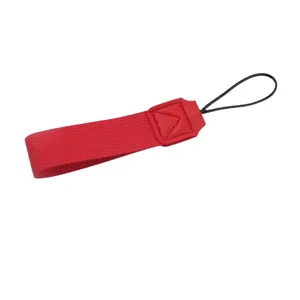 Red portable cup lanyard strap for coffee tumbler water bottle convenient outdoor carrying