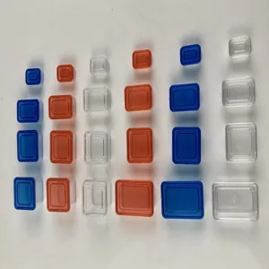 1:12 casa de muñecas miniatura transparente cajas de almacenamiento bento modelo juguete