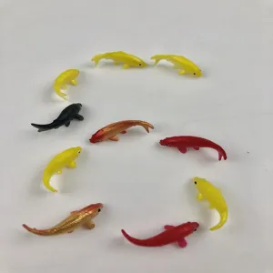 1:12 Dollhouse Miniature Goldfish Figurine Cute Resin Koi Fish Micro Landscape Toy Decor