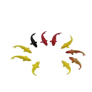 Miniature koi fish toys for dollhouse 1:12 scale tiny goldfish miniature scene decor props