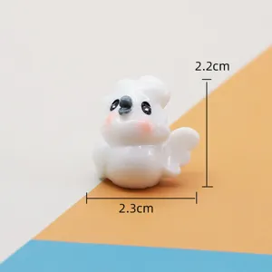 Simulazione Carina Mini Resina Animale Pappagallo Cane Cartone Animato Figura Modello Micro Paesaggio Miniatura Ornamento Decorazione Scrivania