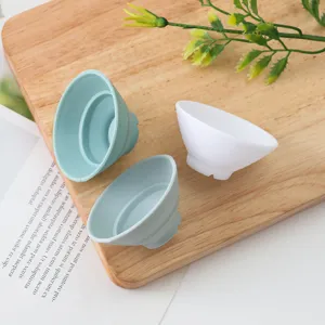 Mini Spielzeug Schüssel Set, Kunststoff Dessertschalen für Puppenhaus Dekoration.