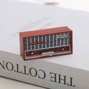 1:12 scale dollhouse miniature vintage radio model doll kitchen play scene accessory prop