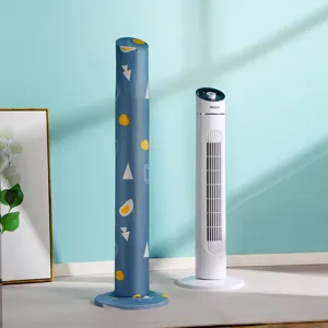 Stofhoes voor torenventilator geometrisch patroon beschermende hoes staande ventilator
