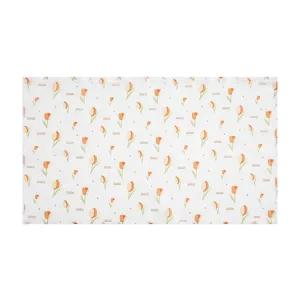 Frisse tulp print airco stahoes, hangende winddeflator doek, huisdecoratie textiel.