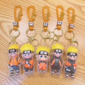 Leuke cartoon anime acryl 3D figuur sleutelhanger hanger tas charm cadeau accessoire