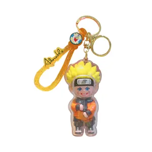 Leuke anime figuur acryl 3d sleutelhanger cartoon hanger tas accessoire voor cadeautjes.