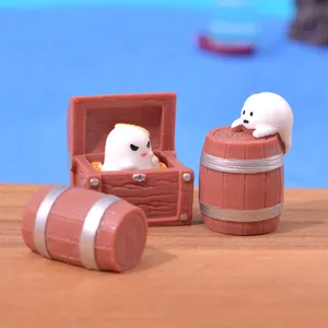 Niedlicher Geist Pirat Miniatur Harz Ornament Mikrolandschaft kreatives Tischdeko Spielzeug
