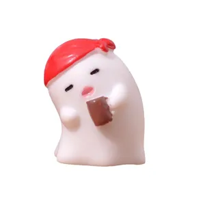 Niedliche Geist-Piraten-Miniaturfigur für Mikrolandschaftsgarten, kreatives Kunstharz-Ornament.