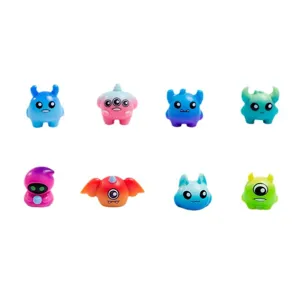 Mini Landscape Resin Figurine Cute Cartoon Little Monster Doll Desktop Car Decoration Ornament