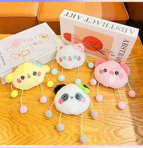 Lindo llavero de peluche, colgante de bolso de animal de dibujos animados juguete.