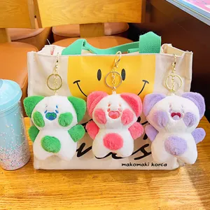 Simpatico portachiavi in peluche adorabile gatto borsa ciondolo bambola regalo ideal