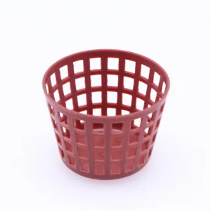 Panier de rangement miniature en plastique detail pour modeles de scenes de maison de poupee.