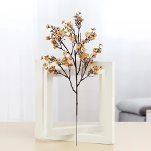 Artificial flower branch home decoration multi color gypsophila vase arrangement main view
