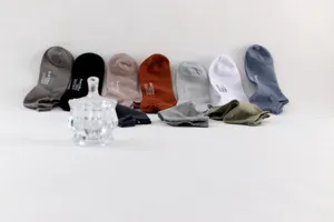 Men's breathable mesh low cut boat socks casual short socks multiple colors available detail