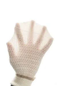 Close-up view of breathable mesh sock showing high elasticity and stretchability in summer.