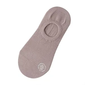 Women breathable thin invisible no-show socks, solid color summer comfortable socks.