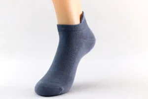 Men mesh low cut ankle socks breathable athletic casual solid gray summer footwear daily wear item