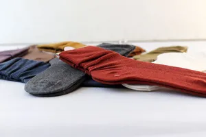 Comode calze da donna a tinta unita, calze in maglia alla moda stile casual per uso quotidiano.