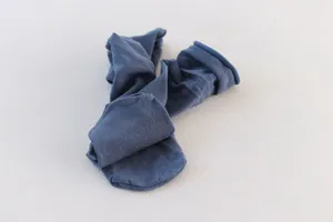 Solid color slouch socks for women, casual stackable crew socks with rolled cuffs, soft fabric.