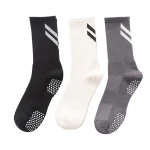 Calcetines deportivos hombre con antideslizante, calcetines transpirables running 3 pares