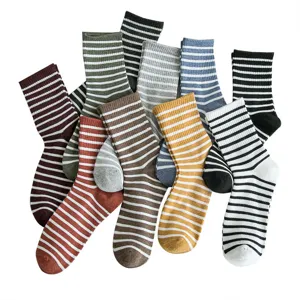 Women colorful striped cotton socks bundle, casual low cut daily wear candy color socks set.