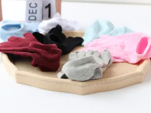 Women five toe socks spring summer shallow mouth short split toe socks casual yoga socks