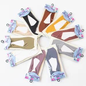 Women summer thin ice silk no-show boat socks solid color invisible shallow cut socks
