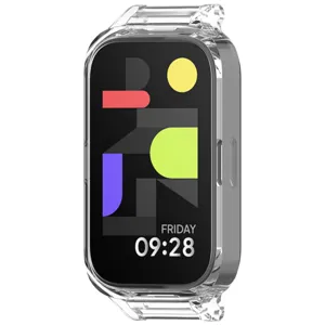 Transparente Schutzhülle und Silikonarmband für Fitness-Tracker, stoßfestes Zubehör.