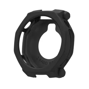 Rugged black protective case hollow design compatible with sports watch durable accessory