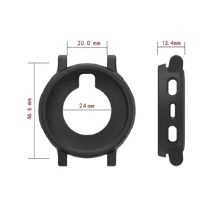 Funda protectora de silicona compatible con Amazfit Active 3, diseño de corte preciso.