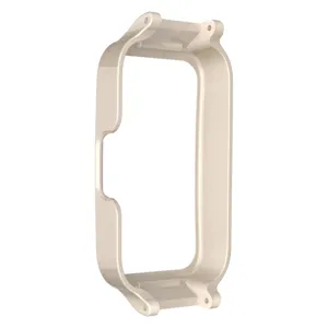 Schutzhülle Detailansicht für Huawei Band 11, hohles Anti-Sturz Bumper-Design in Beige.