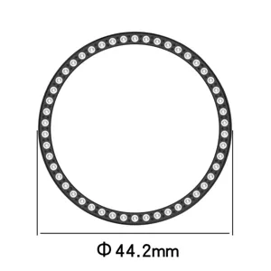 Huawei GT6 41mm Uhrengehäuse Detailansicht mit Strass Diamant Schutzhülle Abmessung Layout.