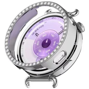 PC Bumper Schutzhülle Für Huawei Watch GT 6 41MM Strass Ausgehöhlt Smartwatch Cover Schale