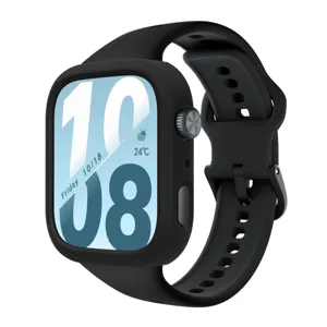 Custodia protettiva in silicone per Honor Watch X5i cover nera antiurto per orologio