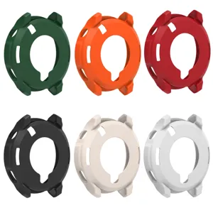 Silicone Protective Case For Amazfit Balance 2 Soft TPU Anti-Fall Full Coverage Smartwatch Cover Watch Accessories