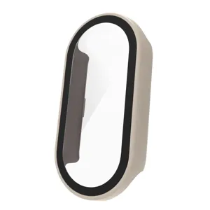 Glad geïntegreerd beschermend hoesje en schermfolie voor fitness tracker armband, helder.
