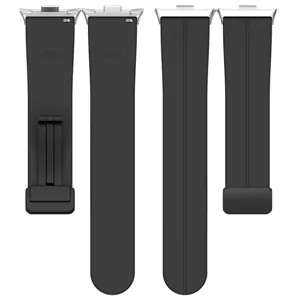 Cinturino di Ricambio per Smartwatch in Silicone Fibbia Magnetica Pieghevole Banda Morbida Accessori