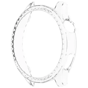 Funda protectora transparente para reloj parachoques PC con pedrería brillante accesorio
