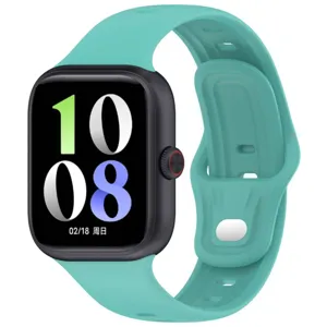 Ersatz Silikon Uhrenarmband für Smartwatch, mintgrünes Schnellverschluss Armband Zubehör.