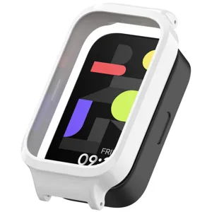 Detailansicht der weißen Schutzhülle für Smartwatch, robustes und langlebiges Design.