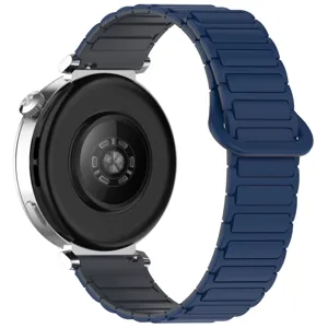 Μαγνητικό λουράκι σιλικόνης συμβατό με Xiaomi watch, κομψός και ελκυστικός μπλε σχεδιασμός.