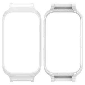 Weisse Schutzhuelle fuer Fitness Armband, sturzbestaehendes Zubehoer, Detailansicht.