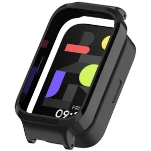 Schutzhülle Detailansicht, schwarzer Bumper für Smartwatch und Fitnesstracker, robust.