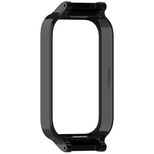 Schwarze Schutzhülle Detailaufnahme, robustes stoßfestes Smartband Zubehör Ersatzteil.