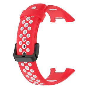 Correa deportiva de repuesto de silicona con agujeros transpirables Xiaomi Band 7 Pro.