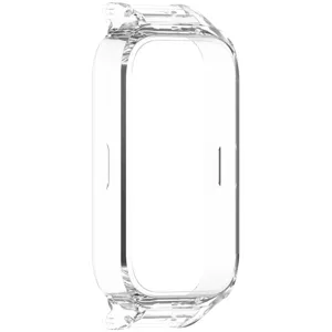 Transparente Schutzhülle Detailansicht für Smartwatch Armband, klare Stoßstange Abdeckung.