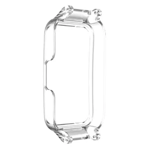 Transparente Schutzhülle für Smartwatch, klare stoßfeste hohle Bumper Abdeckung für Band.