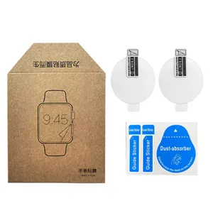 Gedetailleerd overzicht van de screenprotector kit voor Honor Watch GS5 met folie en stickers.