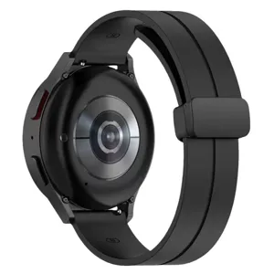 Καθολικό Ανταλλακτικό Λουράκι Smartwatch Από Σιλικόνη Με Μαγνητικό Αναδιπλούμενο Κούμπωμα Μαλακό Λουράκι Αξεσουάρ Μόδας
